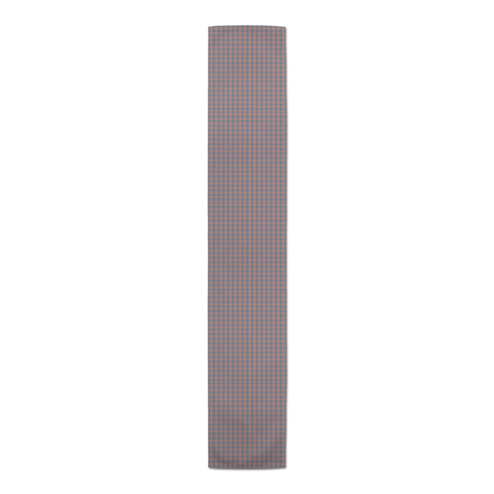 Plaid Cotton Twill Table Runner